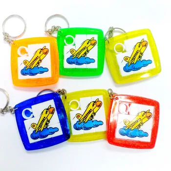 

6 piece plastic plane 4.7cm Slider Sliding Puzzle Birthday Party Favor Vending Pinata Filler Loot Favour Gift Toys Bag Novelty
