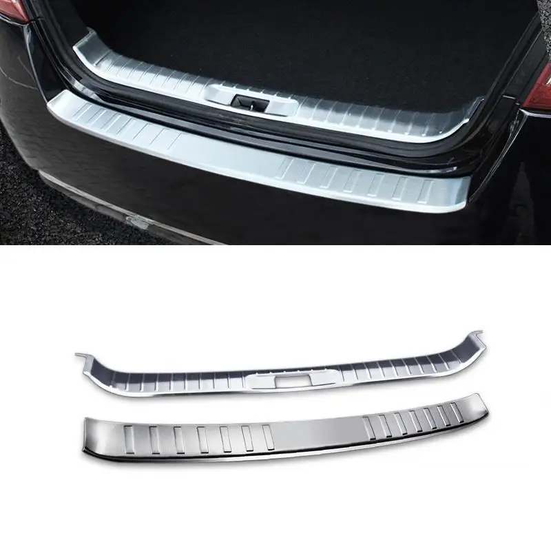 

Rear Panels Foot Pedal exterior Excent chromium covers mouldings car styling decoration modification 13 14 15 FOR Nissan Teana