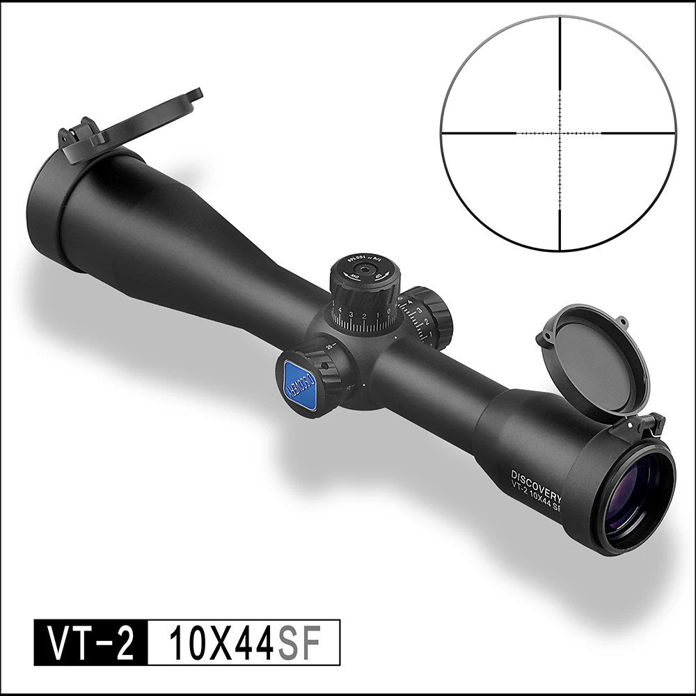 

Discovery Tactical Rifle Scope 30mm Tube VT-2 10x44SF Fixed-time rifle optical gun aiming strong impact resistance