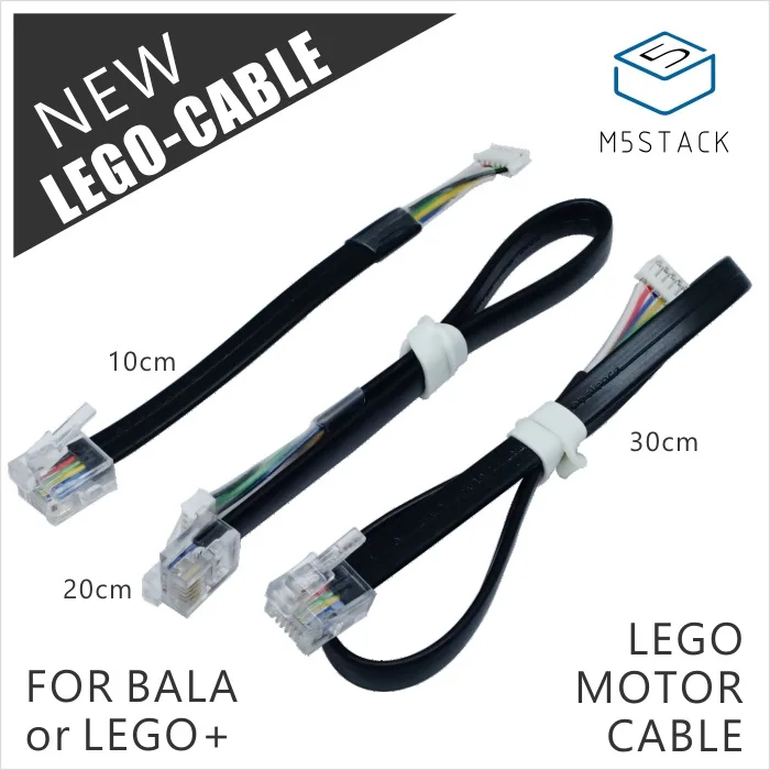 Официальный кабель адаптера M5Stack для двигателя LEGO и M5Bala ESP32 Mini Balance Car Robot 6Pin 10 см/20