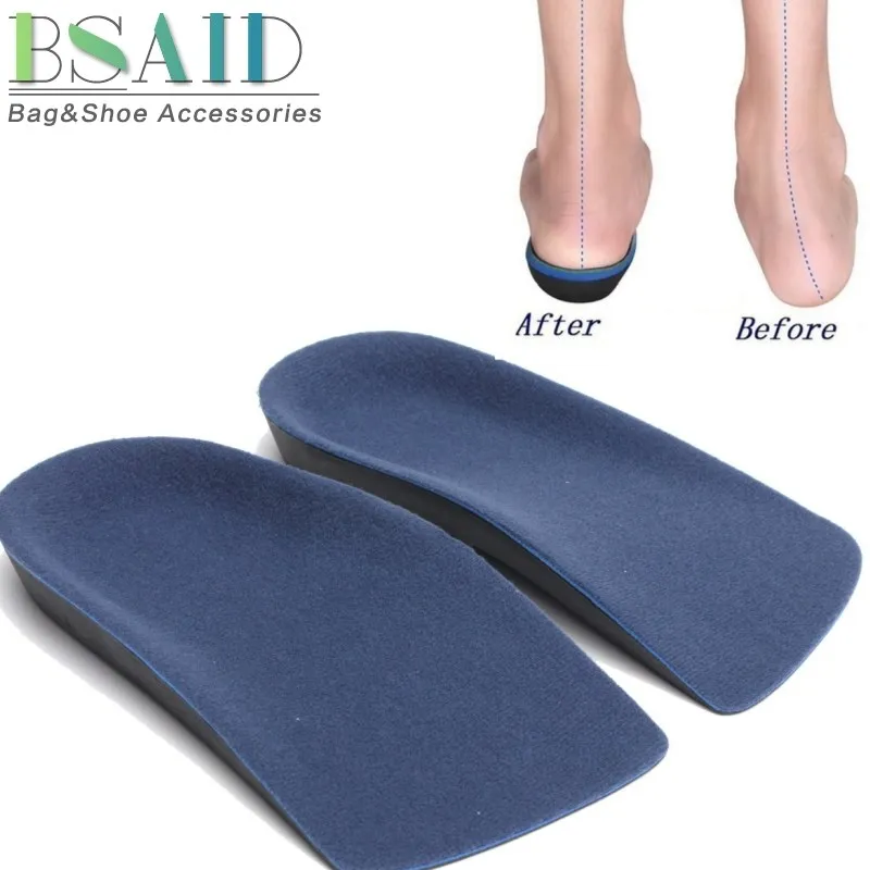 

BSAID Women Arch Support Insoles Breathable 3/4 Orthotic heel Inserts Foot Pads Female Sport Shoe Insoles Correct O/X/Flat Foots