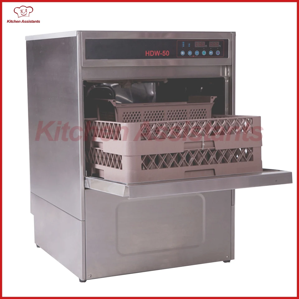 

HDW50 commercial electric dish washer washing machine with baskets