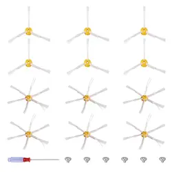 6 шт. 3-Armed боковая щетка + 6 шт. 6-Armed боковая щетка для IROBOT Roomba 500 600 700 Series 630 650 760 780 770 Запчасти для пылесоса