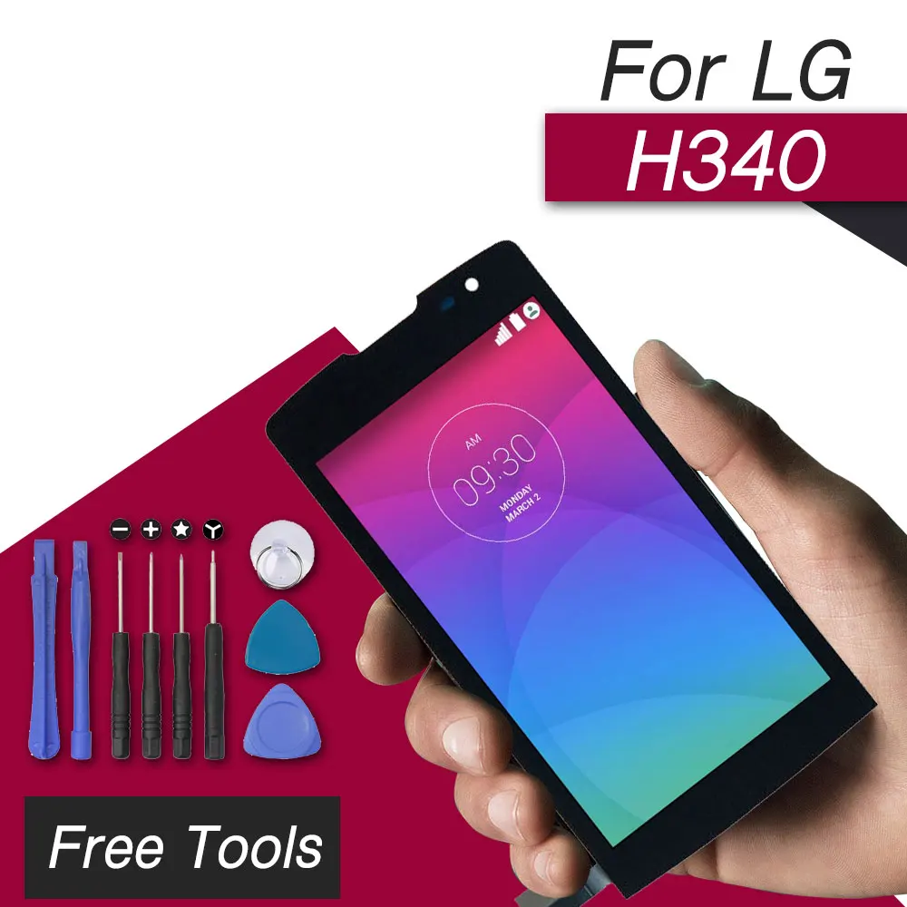 

PrepairP LCD screen for LG C50 leon LTE MS345 H345 H340 A4 H340 display lcd screen digitizer assembly