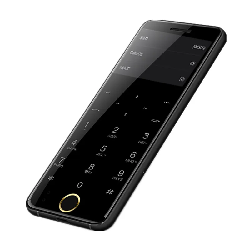 

Original Ulcool V6 Luxury Phone Super Mini Ultrathin Card Phone 1.67'' Mobile Cellphone Bluetooth Dialer Free Case+earphone