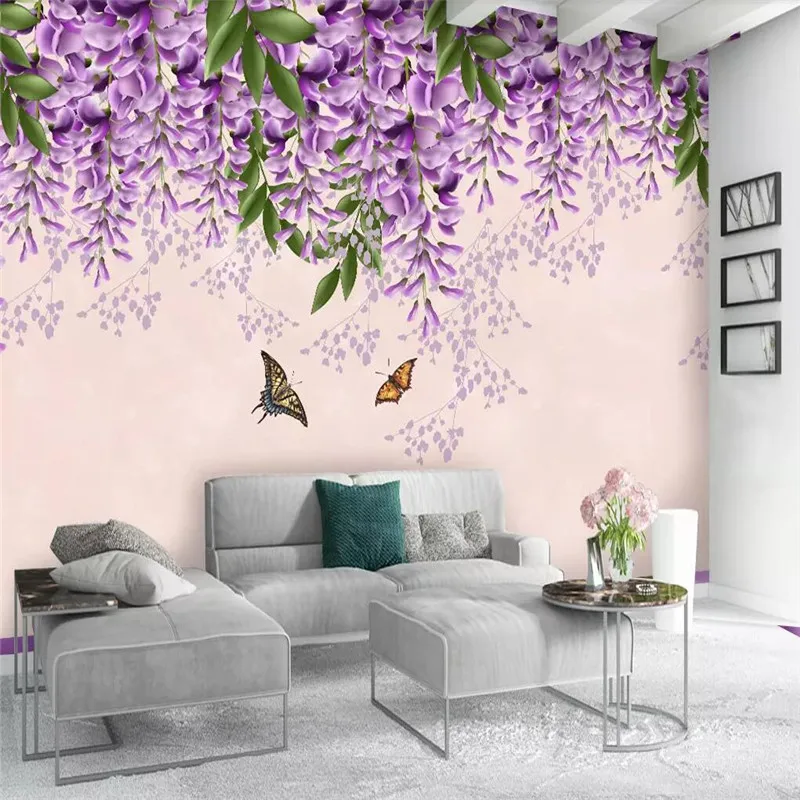 Watercolor style Nordic TV background wall professional production murals wholesale wallpaper mural poster photo wall Watercolor style Nordic TV background wall professional production murals wholesale wallpaper mural poster photo wall