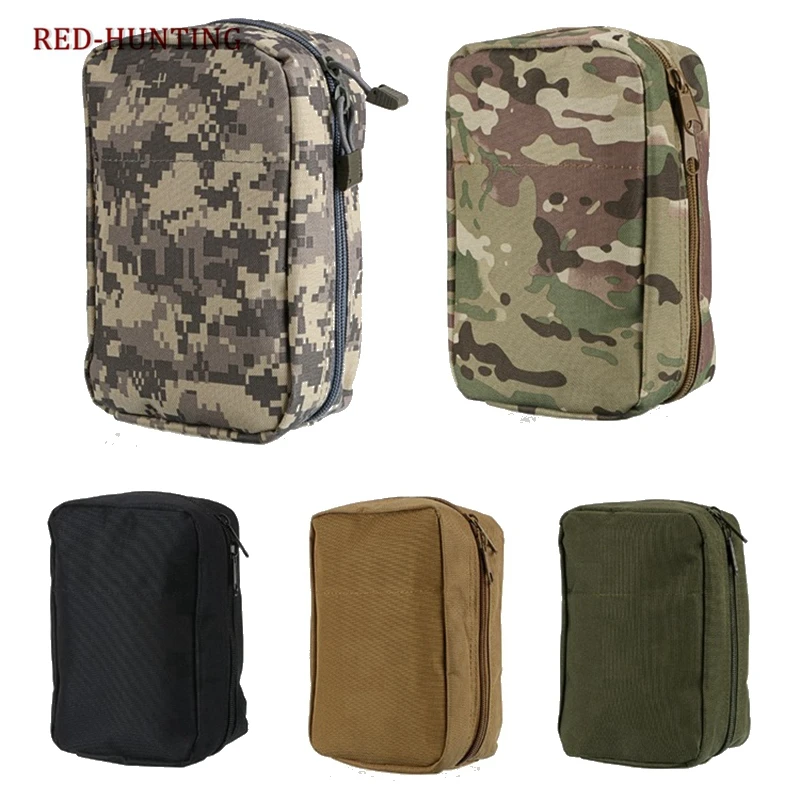 

Airsoft Molle Ammo Gear First Aid Kit Tactical Medical Pouch Nylon Material Mag for Ourtdoor Wargame Hunting