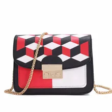 

New printing small package shopping with shoulder diagonal package mini bag womenPU leather handbags