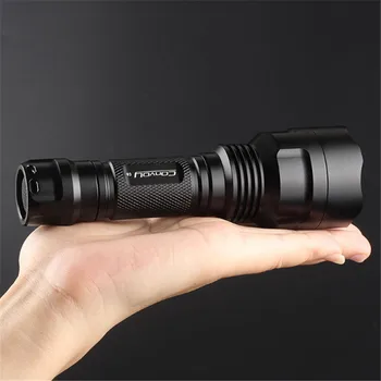 

Convoy C8 Aluminum alloy U2-1B AK47 7135*6 8 Modes white light LED Flashlight Torch By 18650 Battery For Camping Hiking