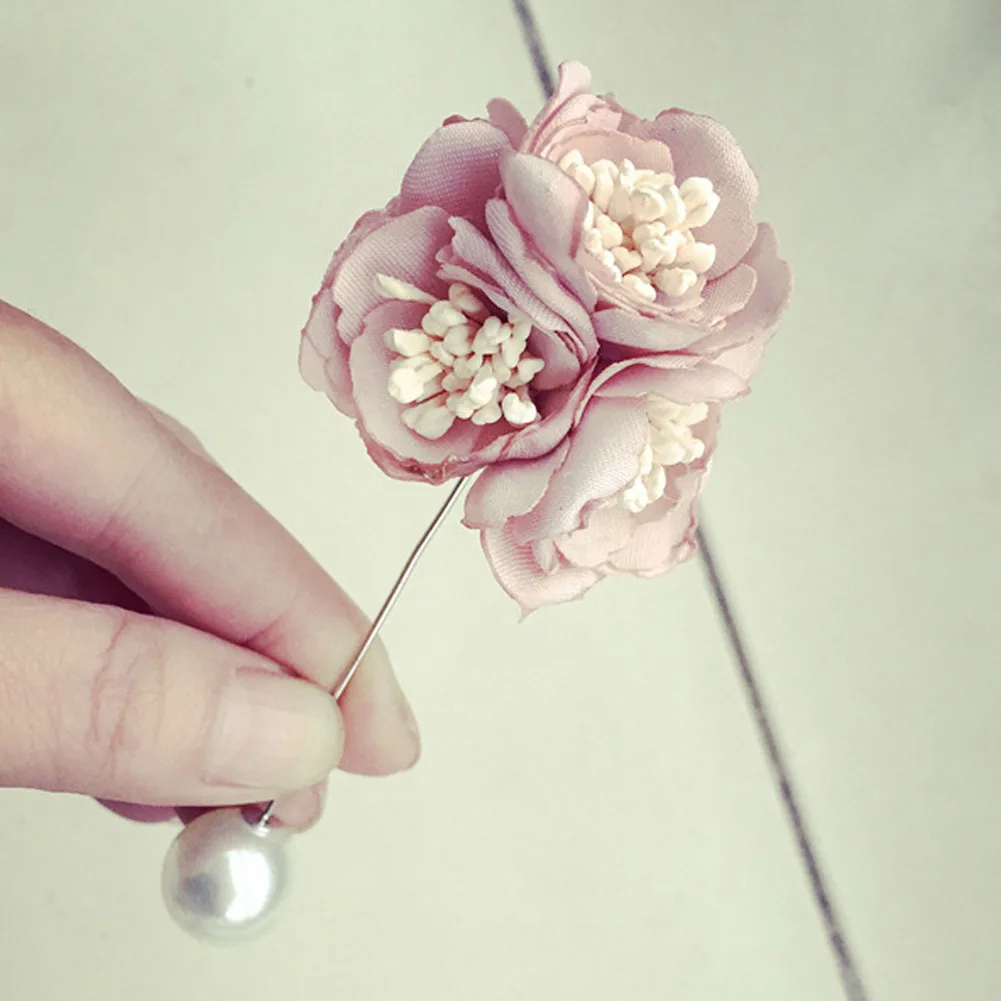 

2017 new Fashion accessories personalized brooch simulated pearl brooch pin elegant gernous gift party dress accessories 1 pc