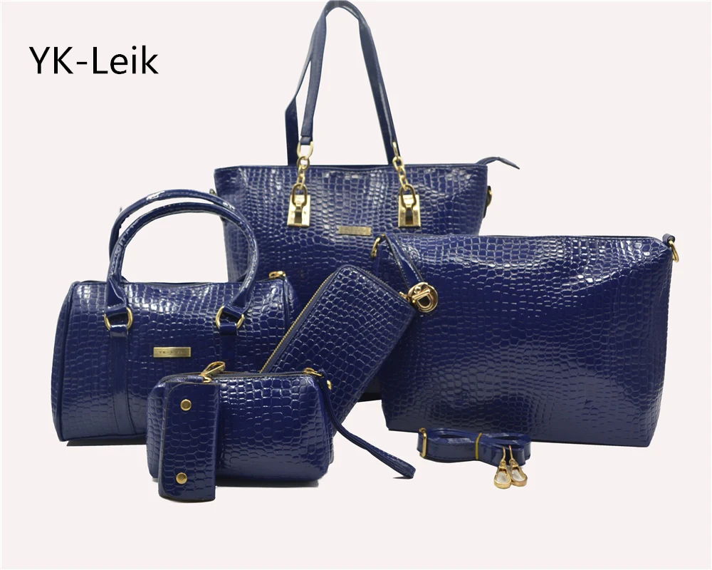 YK Leik 2017 European and American designer brand handbag Composite bag Large capacity women ...