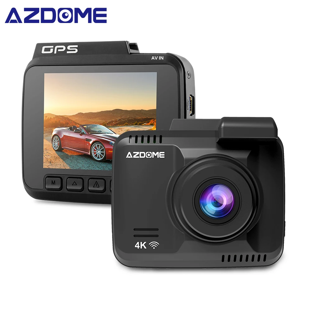 AZDOME GS63H Car Dash Cam 4K 2160P Dash Camera Dual Lens Built in GPS