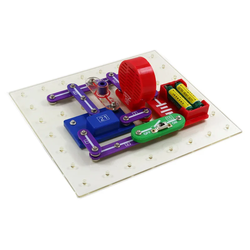 335 Electronics Blocks Kit kids Smart Snap Learning Circuit Science Educational Diy Set Building Models Physics Toys Designer (3)