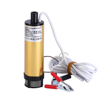 

Gaga 12 V DC Electric Submersible Pump Diesel Oil Water Milk 30L/min Aluminum Bodied fuel transfer pump