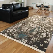 Еще коричневый желтый зеленый этнический турецкий винтажный Ретро старение 3d принт Противоскользящий килим моющийся декоративный ковер богемный ковер