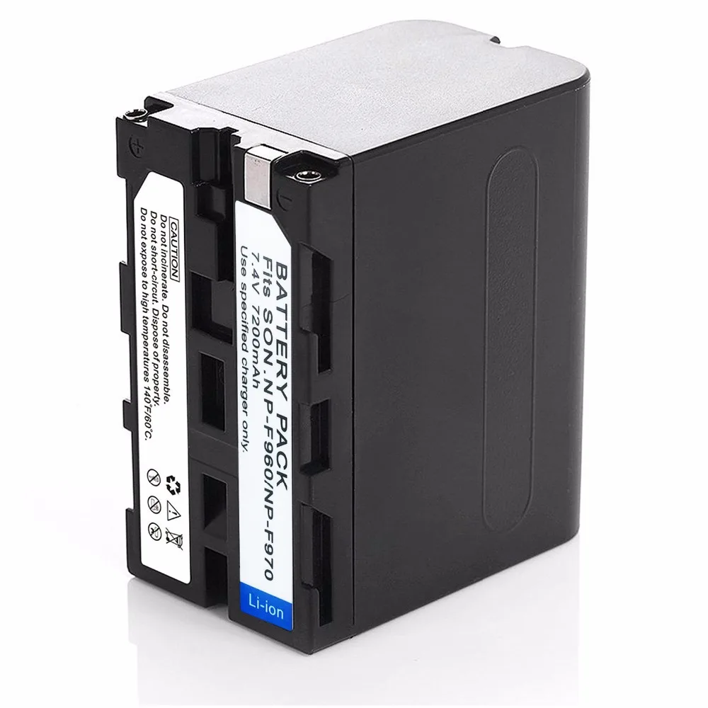 Dinto 1pc 7200mAh NP F950 F960 F970 F750 F760 F750A Аккумулятор для Sony HVR Z1C HDR FX1E/FX7E/FX1000E DCR VX2100E/AX2000E|battery for