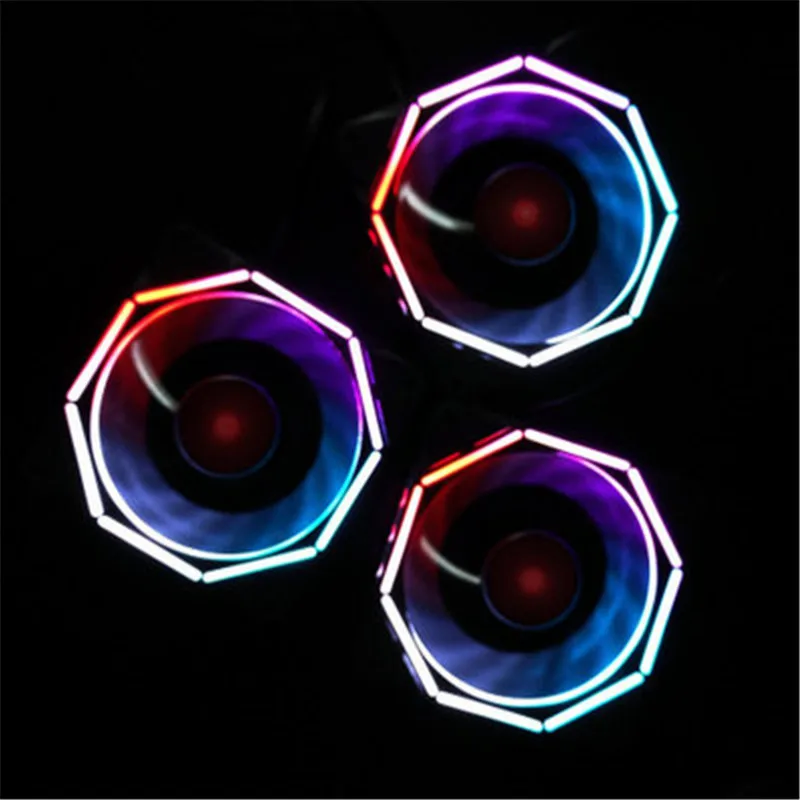 Чехол для компьютера RGB Fan KITS LingLong изысканный обесцвечиваемый Halo 12025 чехол для ПК