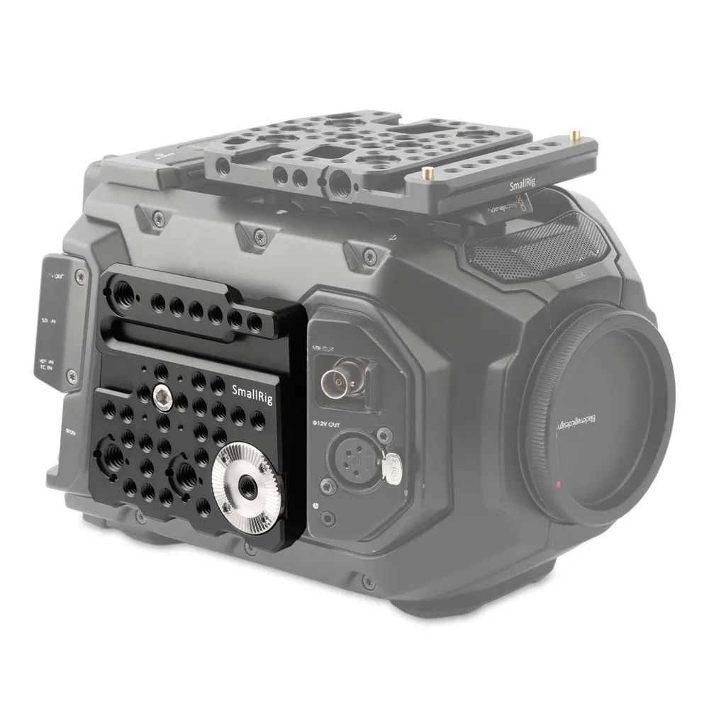 SmallRig Rosette Side Plate for Blackmagic URSA Mini Camera with Cold Shoe Built in 28mm ARRI