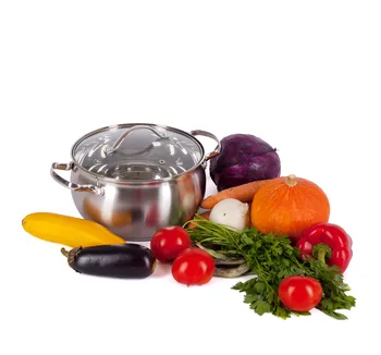 

PAN VETTA GENEVA 24x13,5cm. 6.8 l. WITH GLASS. CAP, INDUCTION kitchen knife thermos kettle mug set discount high quality 822-086