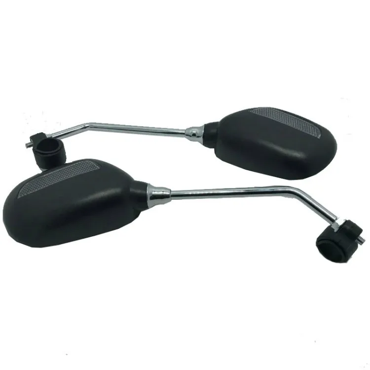 1Pair Bicycle Handlebar Rear View Mirror Wide Range Bike Mirrors Sight Reflector Adjustment LeftRight Two RearMirror1987 (2)