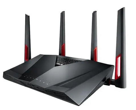  ASUS RT-AC88U AC3100 Dual Band Gigabit WiFi Gaming Router with MU-MIMO supporting AiProtection netw