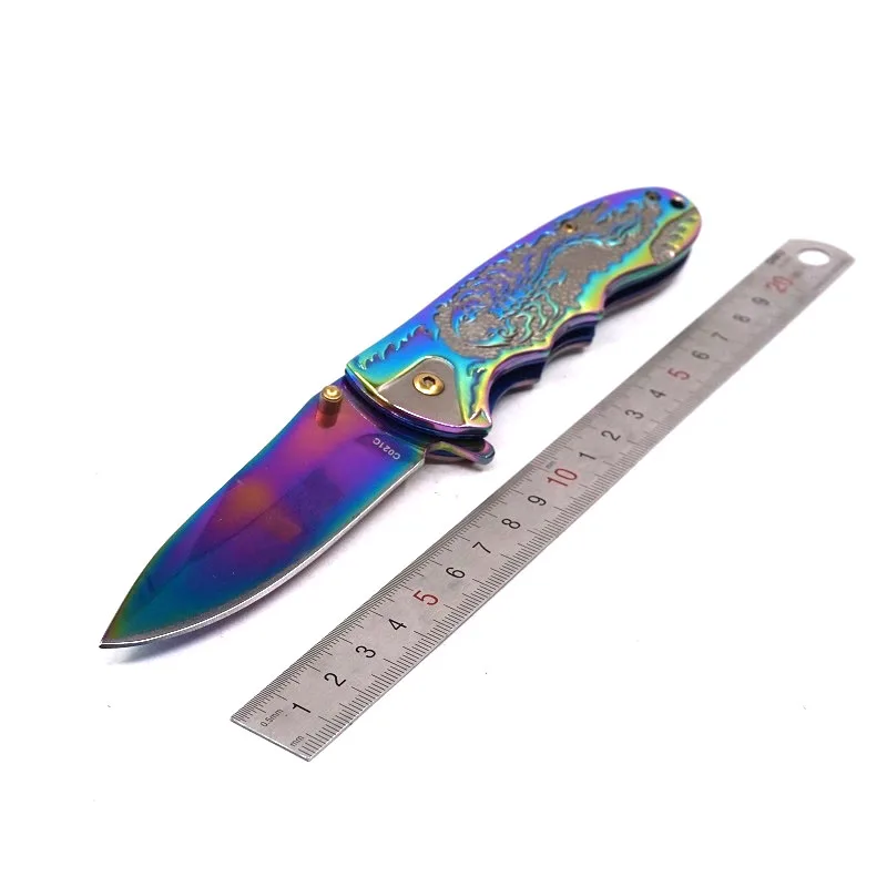 Складное лезвие карманный нож тактический нож для выживания Открытый Отдых Охота многофункциональный инструмент со вставными ножами для повседневного использования, инструмент - Цвет: Color