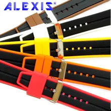 42 мм коричневый цвет силиконовая форма-украшение для торта дамы мужчины сменный ремешок для наручных часов для Apple iWatch WB1090B42JB