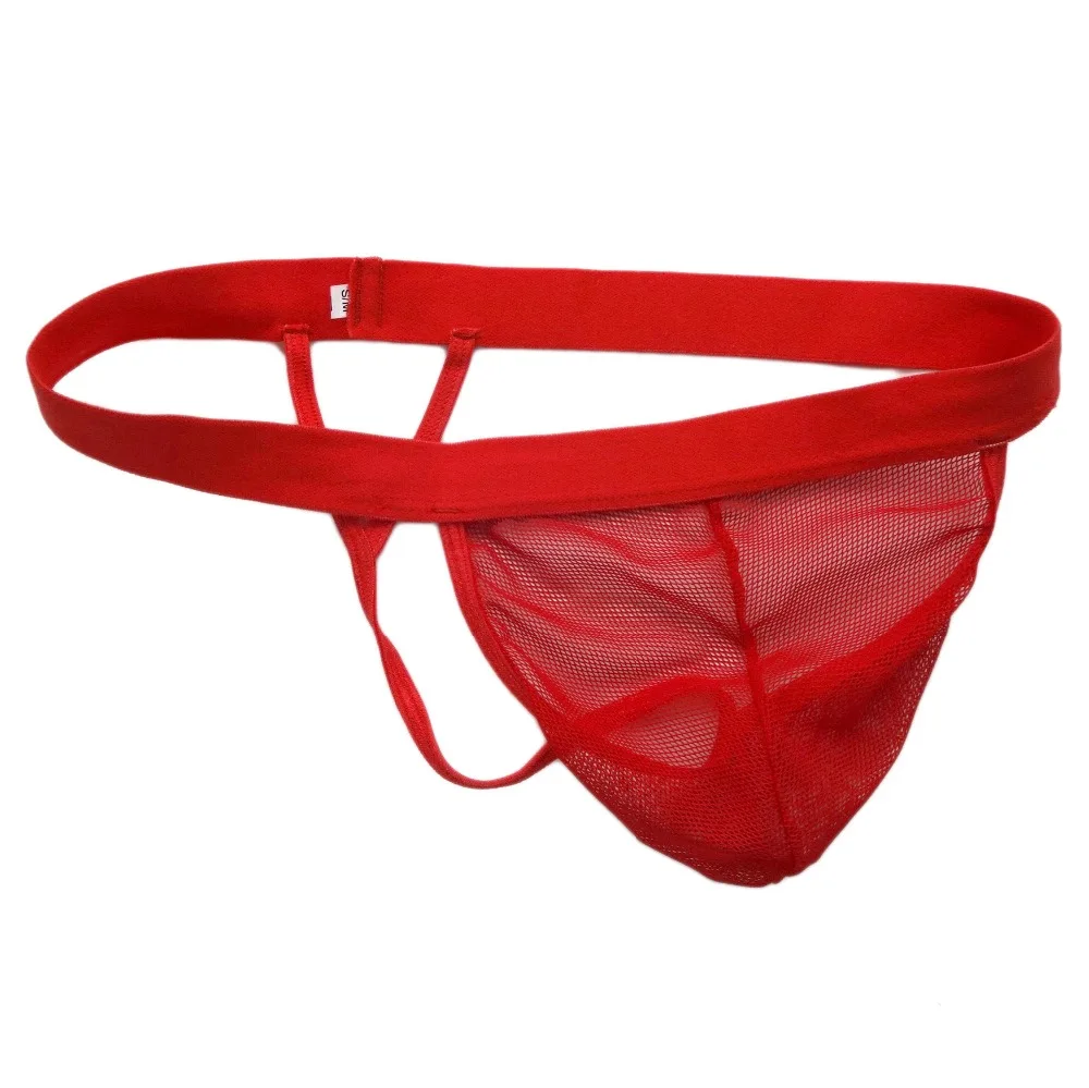 Hot MEN underwear Sexy Thong fishnet C-thru Net G3037 2