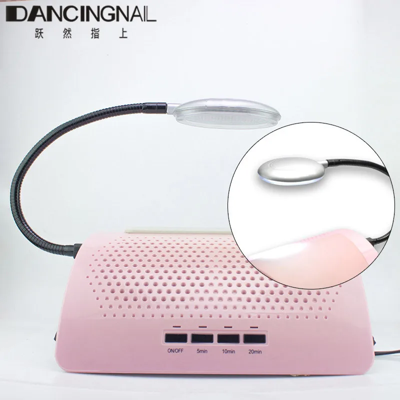 

Multifunctional Suction Dust Collector Machine With Desk Lamp & Set Time Vacuum Cleaner Nail Art Salon Manicure Tool 2018