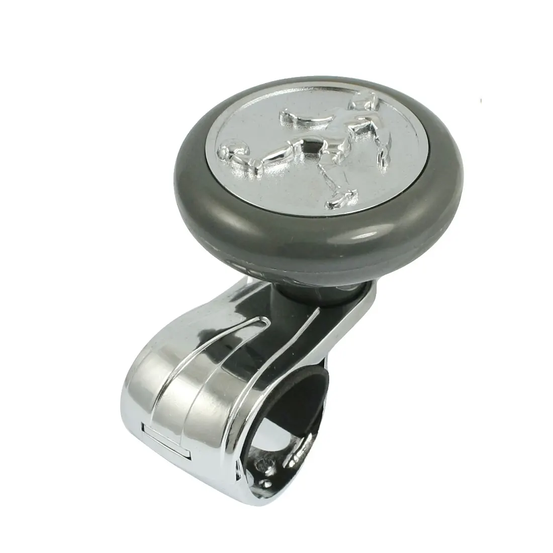 X Autohaux Car Auto Steering Wheel Knob Ball Gray Silver Tonein