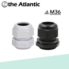 5 шт. M36 IP68 Водонепроницаемый нейлон Пластик кабельный ввод, разъем для 18-25 мм кабель