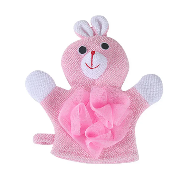 1pcs Cute Children Baby Shower Bath Brush Exfoliating Scrub Glove