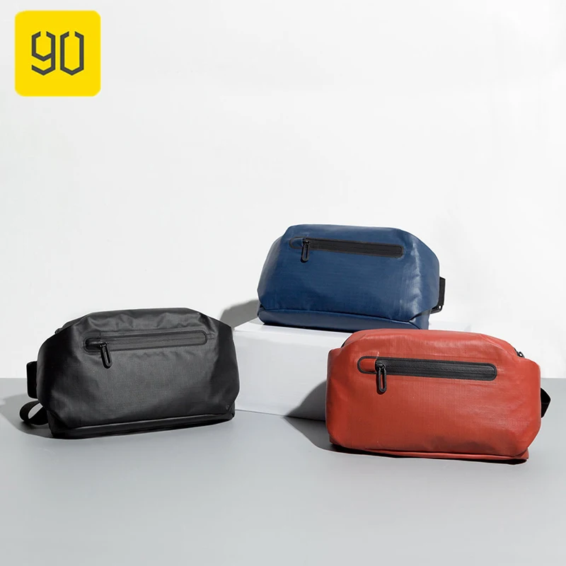 

Original Xiaomi 90Fun Small Capacity Waist Bag Waterproof Fashion Function Waist Packs Backpacks Warning Light Bar Postman Bag