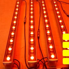 10 шт./лот настенный светильник 36 Вт светодиодный открытый dmx512 rgb/белый/теплый белый L1000mm* W55mm* H70mm