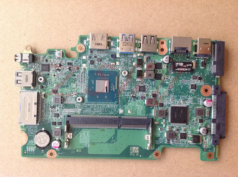 For font b ACER b font E3 111 Laptop Motherboard DA0ZHJMB6E0 NBMNU11001 With N2830 CPU MainBoard