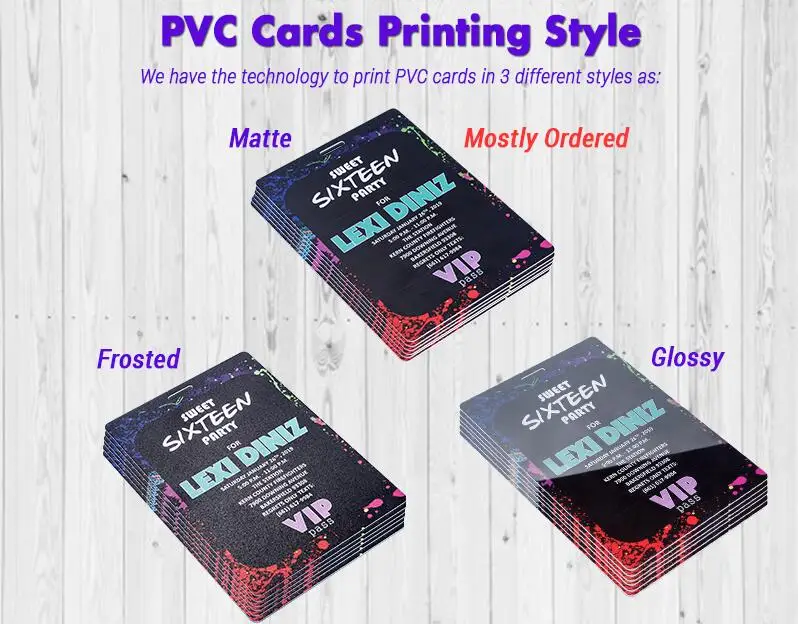 PVC Plastic ID Cards Personalized PVC Business Cards Greeting Dog Company Printed 86*54mm size 1PCS Accepted rfid cards,business cards,custom cards,mini greeting cards