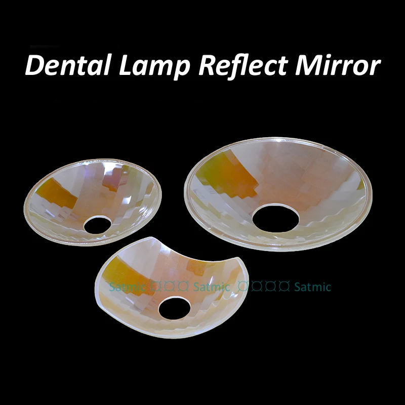 Dental Square reflector of Halongen dental lamps Spotlight mirror Round dental unit light operation lamps reflector Mirror