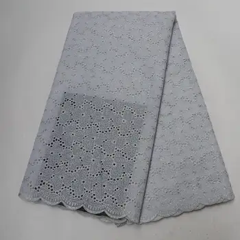 

Nigerian Polish Lace fabrics 2018 African Swiss Voile Laces High Quality Swiss Voile Lace Fabric in Grey For Wedding 30