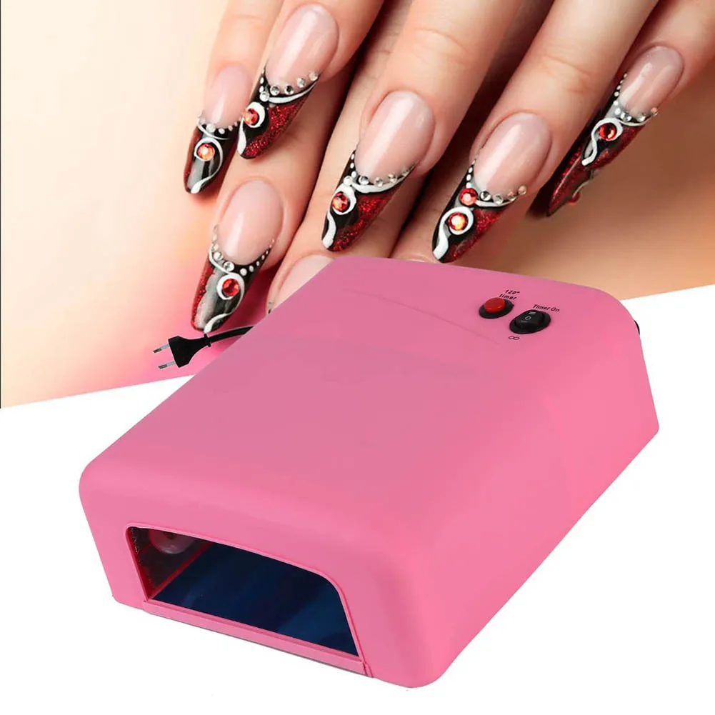 36 W EU Plug UV Ultraviolet 220V Lamp Nail Drying Cure Gel Art Polish