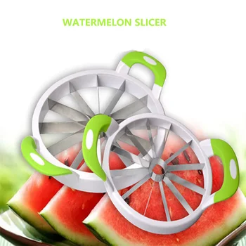 

New Creative Watermelon Slicer 20.5cm/28cm inner size Fruit Melon Cutter Knife Stainless Steel Kitchen Practical Tools