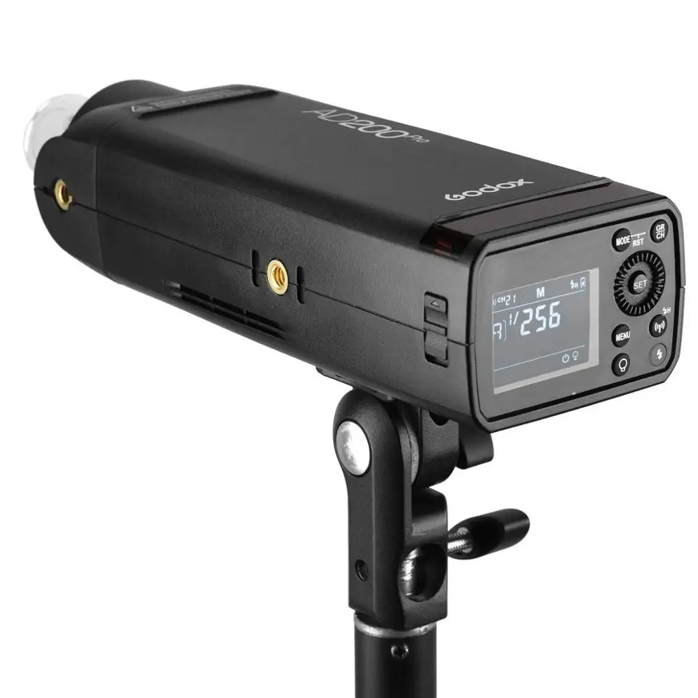 Godox AD200 Pro AD200Pro 200Ws 2,4G Вспышка стробоскоп 2900mAh батарея голая лампа Speedlite френель головка для DSLR вспышка для фотоаппарата