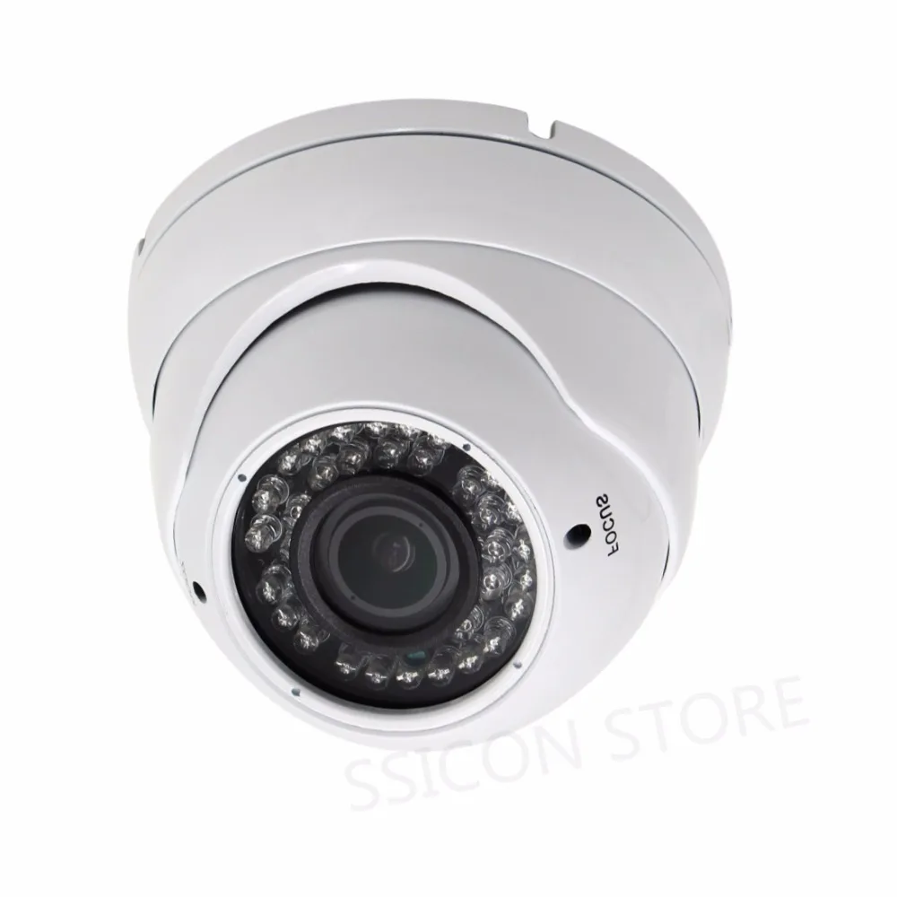 SSICON купольное видеонаблюдение 4MP камера AHD металлический корпус 2,8-12 мм объектив 4X ручной зум домашняя Камера Безопасности ИК Ночное Видение