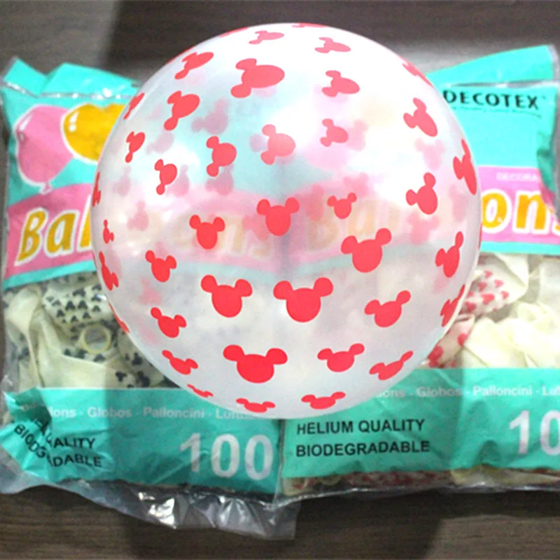 20 шт./лот воздушный шар с Микки и Минни Маус для малышей, для купания, для дня рождения, воздушный шар, для юбилея, для свадьбы, воздушный шар, детские игрушки, Globos