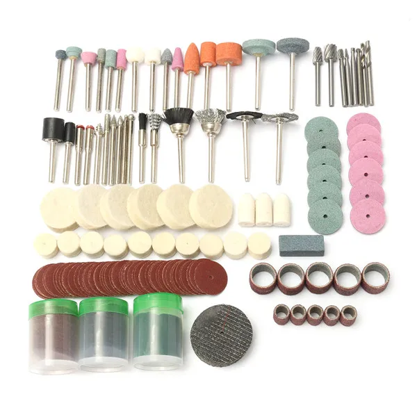 

228pcs Micro 1/8'' Rotary Tool Accessory Bit Set for Dremel Tools Multitool Grinding Accessories Kit Abrasive Tools