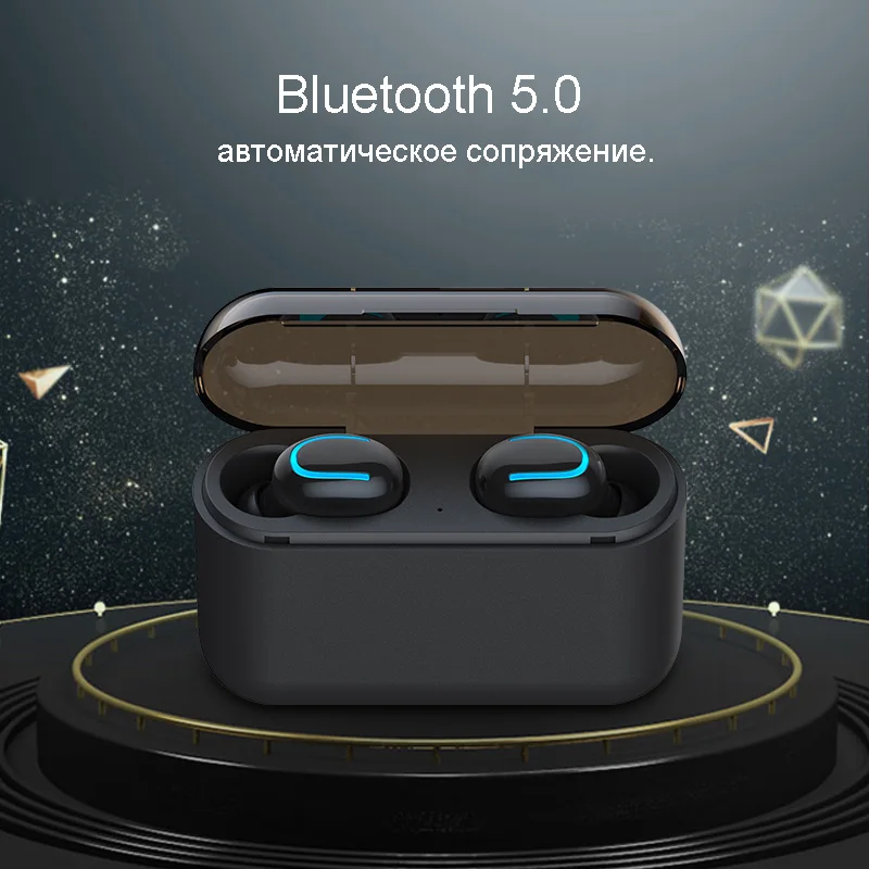 Bluetooth 5,0 наушники TWS беспроводные наушники Blutooth наушники Handsfree наушники спортивные наушники игровая гарнитура телефон PK HBQ