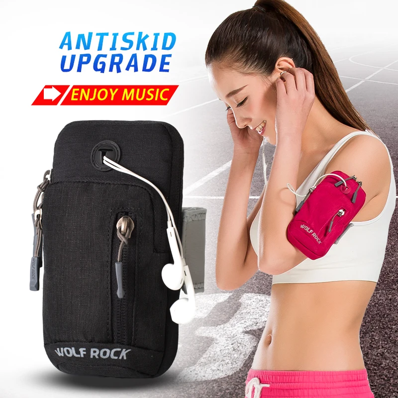 

Sports Armband, Venoro Exercise Workout Running Double Pockets Universal Smartphone Waterproof Arm Bag,for Smartphones X/7/8PLUS