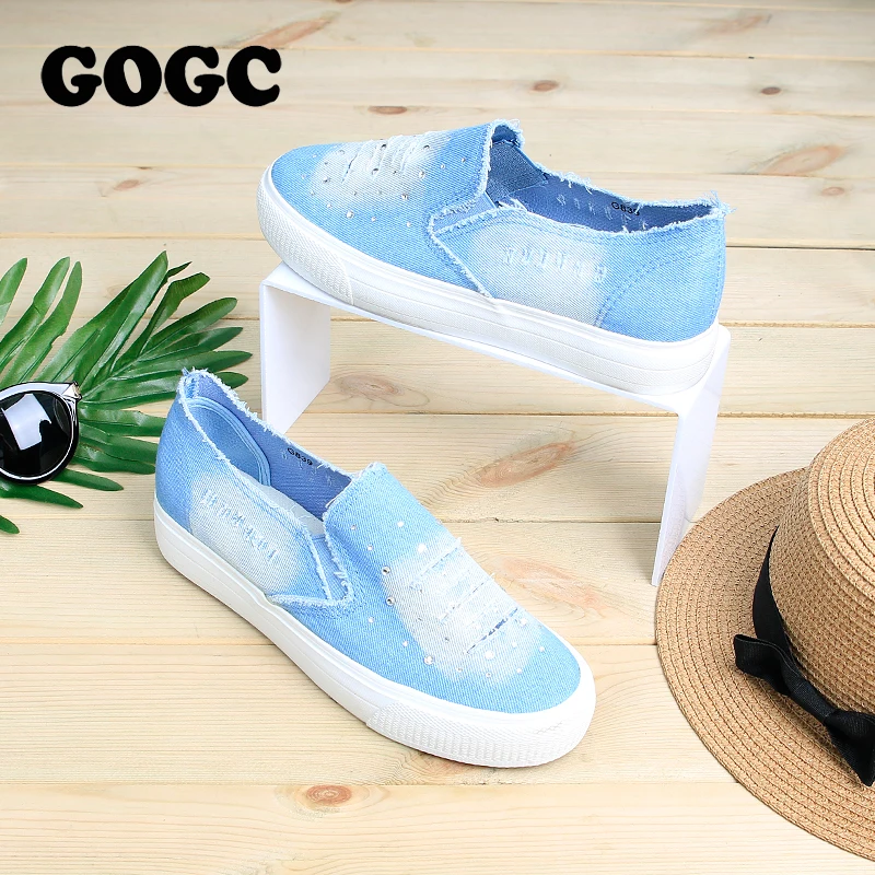 women's canvas denim shoes