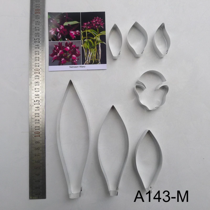 

Netrasiri Waxy Set Cutters,sugar flower cutter,fondant molds, fondant cutter, Clay tools,Clay flower cutters,sugar flower