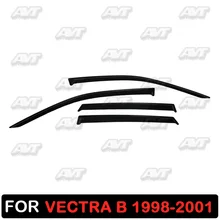 Дефлекторы окон для Opel Vectra B 1998-2001 1 комплект-4 шт. автомобильный Стайлинг Защита от ветра вентиляционный козырек дождевик крышка