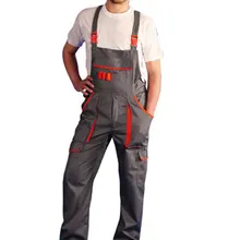 Комбинезон серый/оранжевый